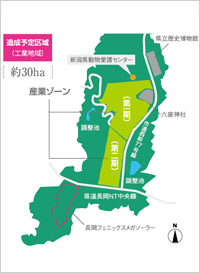 西部丘陵東地区土地利用想定図