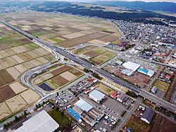 長岡南越路スマートICイメージパース図